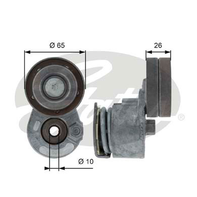Ролик натяжной навесного оборудования - Gates T38468
