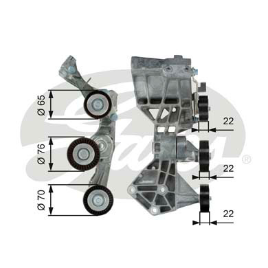 Ролик натяжной приводного ремня - Gates T39064