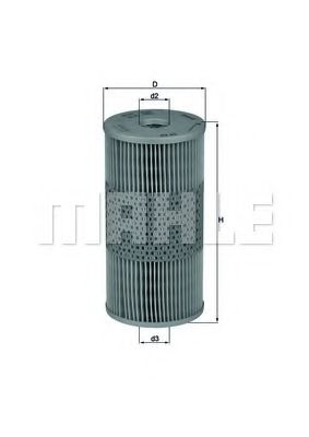 Фильтр масляный HCV - Knecht OX 55D