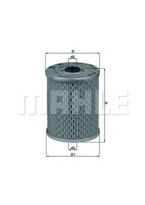 Фильтр масляный - Knecht OX 79D