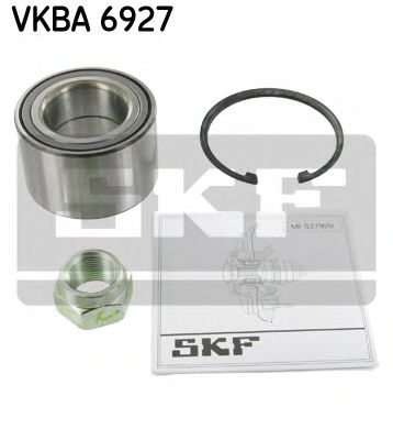 Подшипник ступицы колеса (комплект) | зад | - SKF VKBA 6927