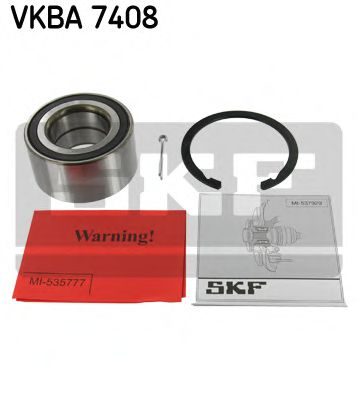 Подшипник ступицы колеса (комплект) | перед | - SKF VKBA 7408