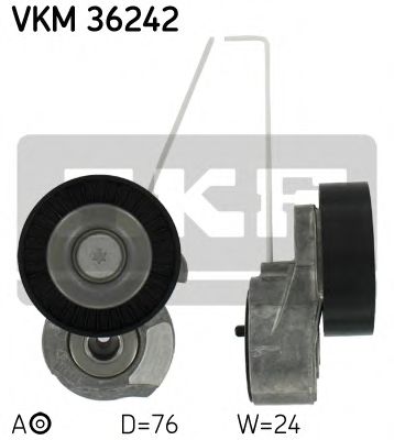 Натяжной ролик, поликлиновой ремень - SKF VKM 36242
