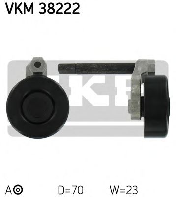 Натяжной ролик, поликлиновой ремень - SKF VKM 38222
