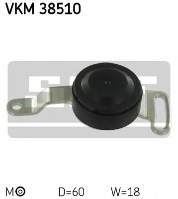 Натяжной ролик, поликлиновой  ремень - SKF VKM 38510