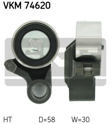 Натяжной ролик, ремень ГРМ - SKF VKM 74620