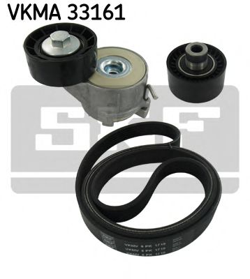 Комплект поликлинового ремня - SKF VKMA 33161