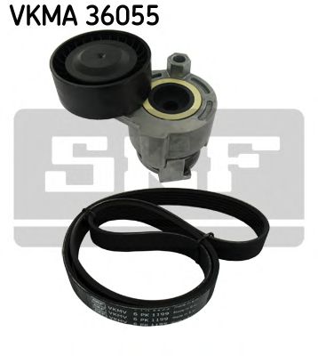 Комплект поликлинового ремня - SKF VKMA 36055