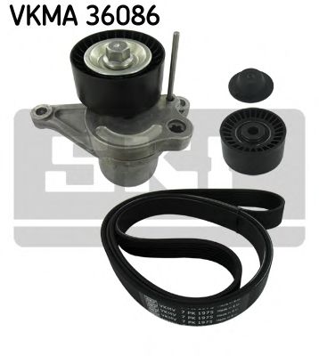 Комплект поликлинового ремня - SKF VKMA 36086