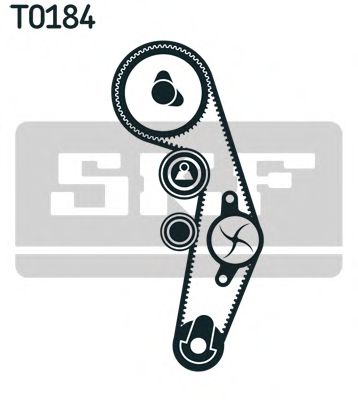 Комплект ремня ГРМ + насос водяной  - SKF VKMC 01943