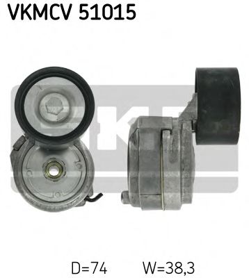 Натяжной ролик, поликлиновой ремень - SKF VKMCV 51015