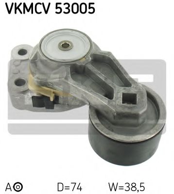 Натяжной ролик, поликлиновой ремень - SKF VKMCV 53005