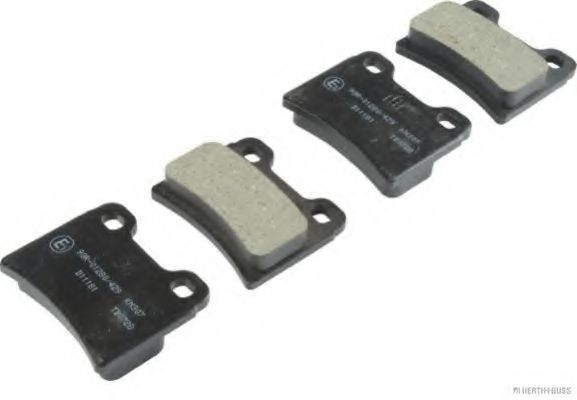 Комплект тормозных колодок, дисковый тормоз - Jakoparts J3610302