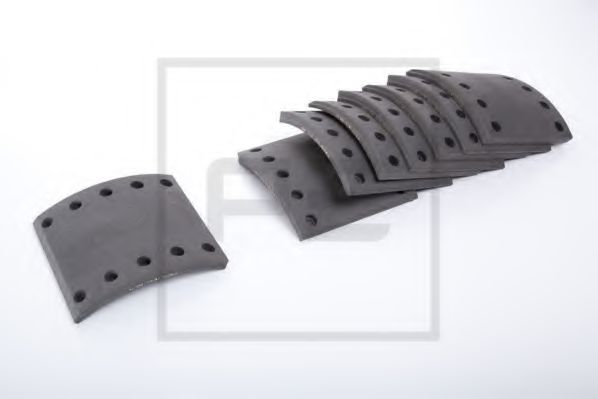 Комплект тормозных башмаков, барабанные тормоза - PE Automotive 086.104-00A