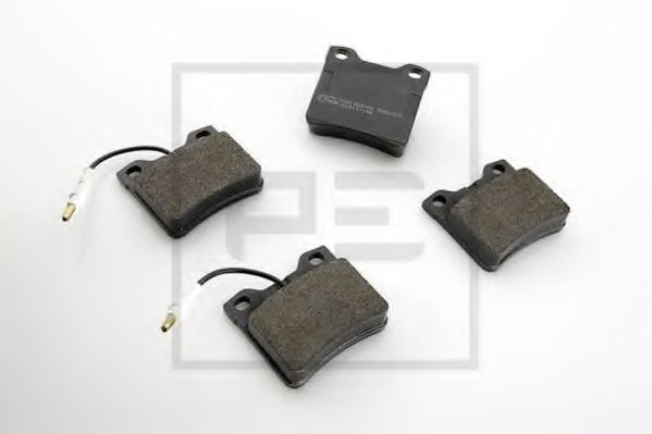 Колодки тормозные дисковые | зад | - PE Automotive 086.323-00A