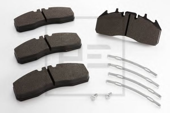 Комплект тормозных колодок, дисковый тормоз - PE Automotive 086.330-00A