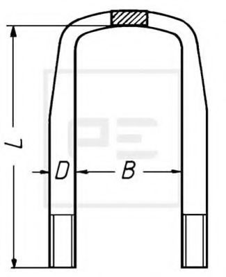 Стремянка рессоры - PE Automotive 125.122-00A