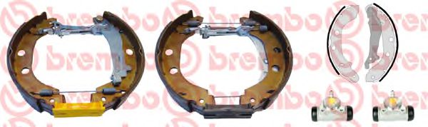 Комплект тормозных колодок | зад | - Brembo K 68 064