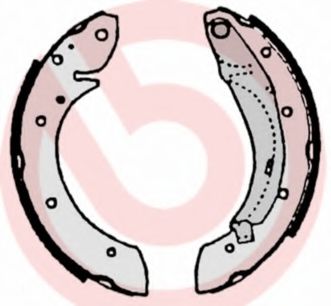 Колодки тормозные барабанные зад Brembo S 61 522 2837₽