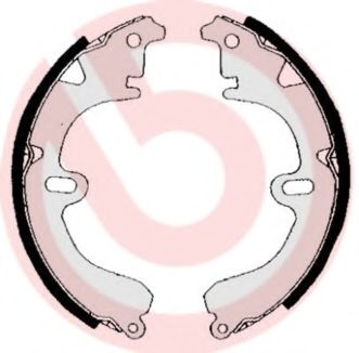 Колодки тормозные барабанные | перед | - Brembo S 83 506