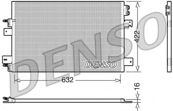 Конденсор кондиционера - Denso DCN06007