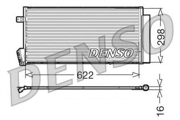 Конденсор кондиционера - Denso DCN09018