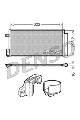 Конденсор кондиционера - Denso DCN13110