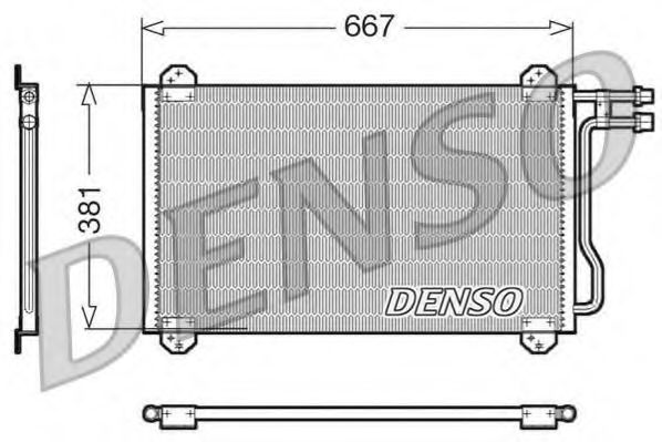 Конденсор кондиционера - Denso DCN17055