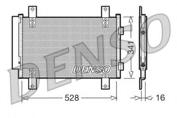 Конденсор кондиционера - Denso DCN21007