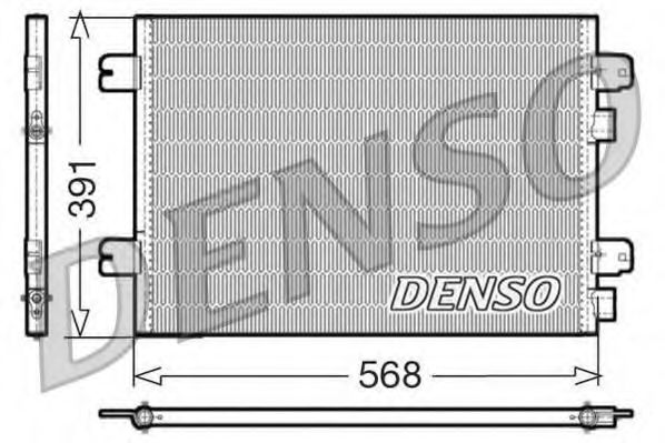 Конденсор кондиционера - Denso DCN23011