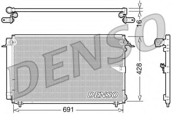 Конденсор кондиционера - Denso DCN51008