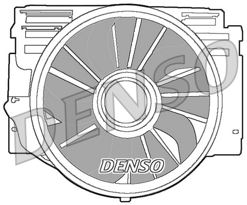 Вентилятор, охлаждение двигателя - Denso DER05007