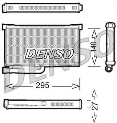 Радиатор отопителя - Denso DRR02004