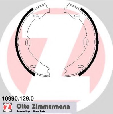 Колодки тормозные стояночного тормоза - Zimmermann 10990.129.0