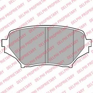 Колодки тормозные дисковые перед Delphi LP2026 MAZDA MX-5 III 6328₽