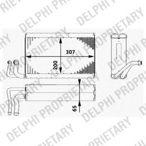 Испаритель, кондиционер - Delphi TSP0525182