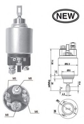Тяговое реле, стартер - Magneti Marelli 940113050555