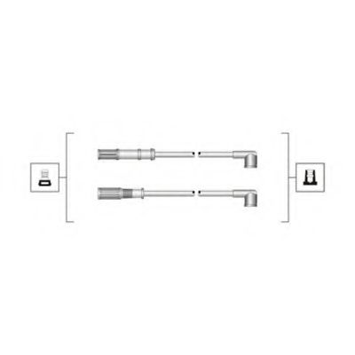Комплект проводов зажигания - Magneti Marelli 941319170068