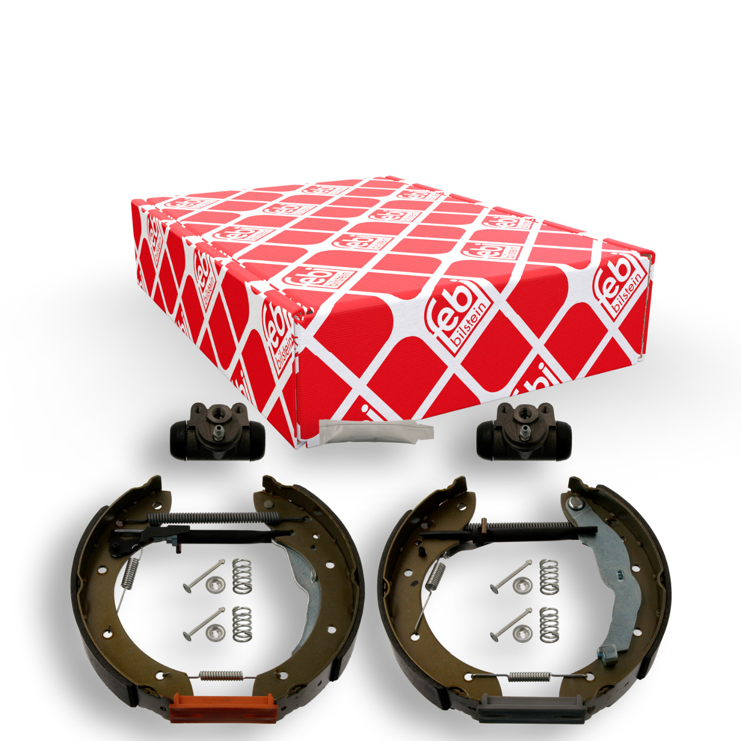 Комплект тормозных цилиндров и колодок зад Febi 37242 Рено 18360₽