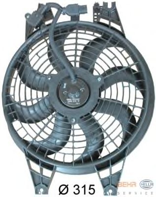 Вентилятор, конденсатор кондиционера - Behr 8EW 351 034-641