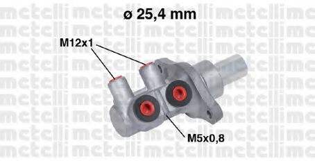 Главный тормозной цилиндр - Metelli 05-0571