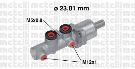 Главный тормозной цилиндр - Metelli 05-0668