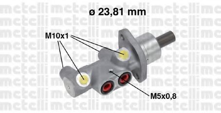 Цилиндр главный тормозной - Metelli 05-0704