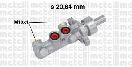 Главный тормозной цилиндр - Metelli 05-0709