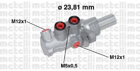 Главный тормозной цилиндр - Metelli 05-0749