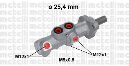 Главный тормозной цилиндр - Metelli 05-0756
