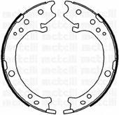 Колодки тормозные барабанные - Metelli 53-0161