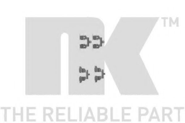 Комплектующие, колодки дискового тормоза - NK 79221737