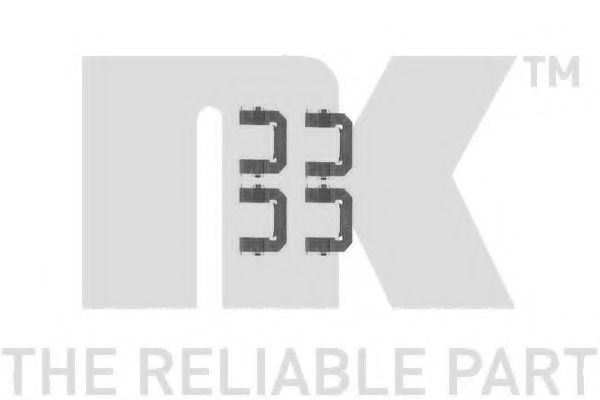 Комплектующие, колодки дискового тормоза  - NK 79361761