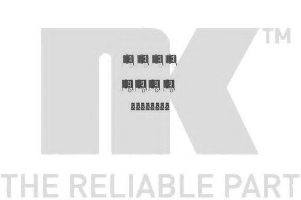 Комплектующие, колодки дискового тормоза - NK 79451748